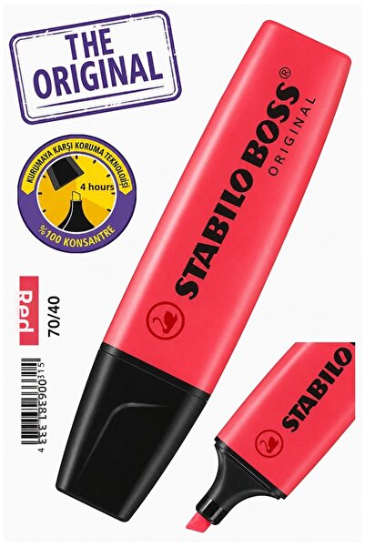 Artlantis Κόκκινο στυλό με highlighter 1 τεμάχιο Γνήσιο στυλό μαρκαδόρου Stab...