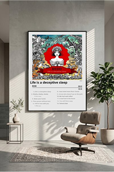 postercraft Redd Life is a Dream Lost Design albumului Poster din lemn pentru...