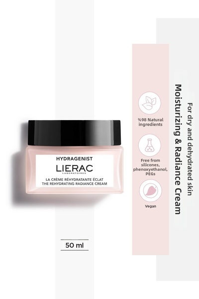 Lierac Hydragenist Intensive Moisturizing, Plumping and Radiating Gel Cream 5...