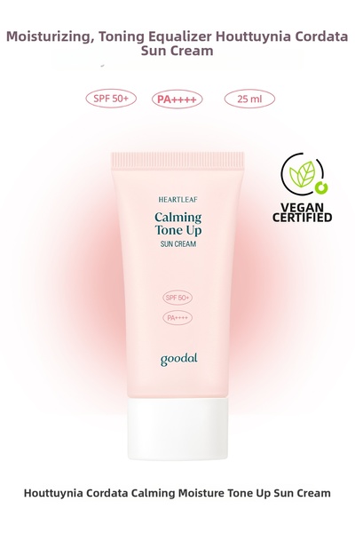 Goodal Tone Equalizing Sun Cream Houttuynia Cordata Calming Moisture Tone up ...