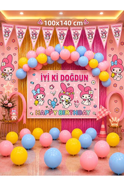 snowparty My Melody, Set de decorațiuni și accesorii pentru petrecerea de ani...