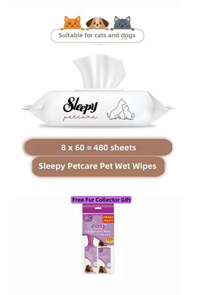 Sleepy منشفة مبللة للحيوانات الأليفة من بيت كير هدية 004