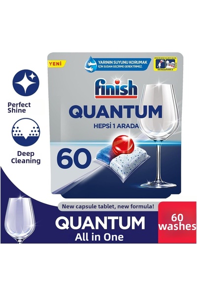 Yıldızan Albemo Quantum 60 Capsules Dishwasher Detergent Tablet (1 X 60 Capsu...