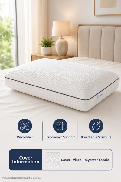 Formeya Perna Ortopedica de Lux Visco cu Suport pentru Gât 40 X 60 Cm
