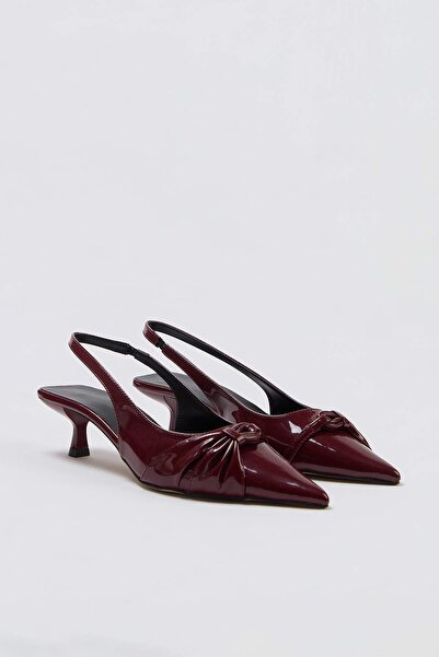 TRENDYOL SHOES Claret Red Γυναικεία Παπούτσια Κλασικά με τακούνι