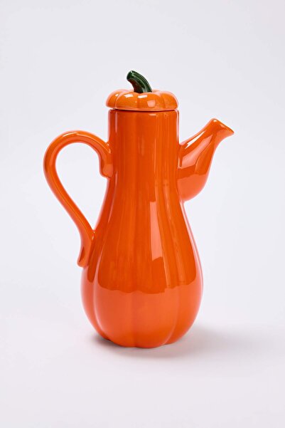 TRENDYOLMİLLA HOME Pumpkin Shaped 1000 ml Porcelain Oil Pot Tphaw27Yag00001