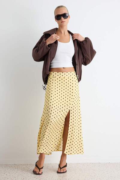 Trendyol Collection Fustă galbenă TWOAW20ET0205
