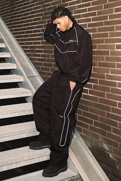 Bershka Teknik superbaggy fit pantolon