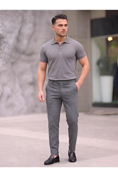 Dr Dnm Remix Tricou din lycra cu gât polo pentru bărbați