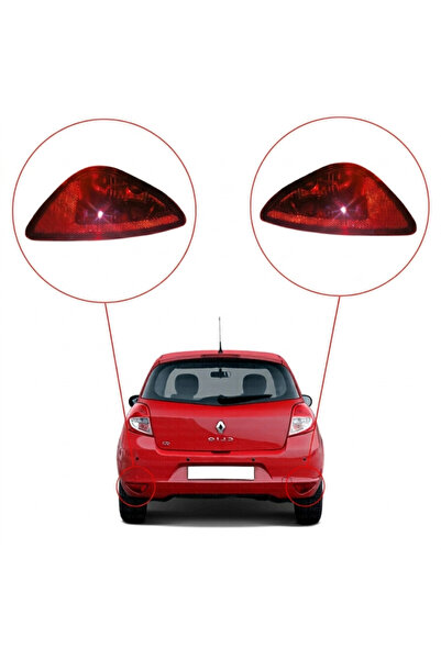 RMS Renault Clio 3 Hatchback 2005-2014 Arka Tampon Sis Farı Sağ Sol Takım