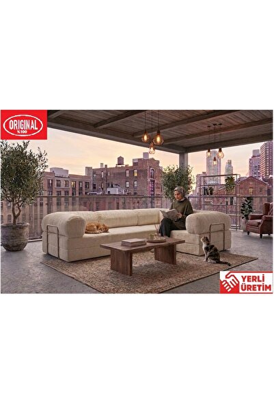HEREV MAX 300X200 KAPALI KÖŞE L TİPİ ORİJİNAL SÜNGERLİ ŞARK KÖŞE KOLTUK