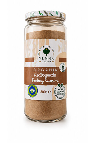 Yumna Organik Organik Keçiboynuzlu Puding Karışımı 300Gr.