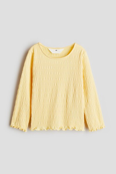 H&M Büzgülü Jarse Üst