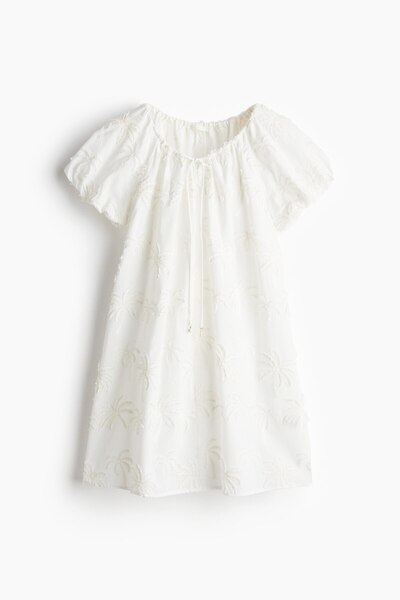 H&M İşlemeli Tunik Elbise