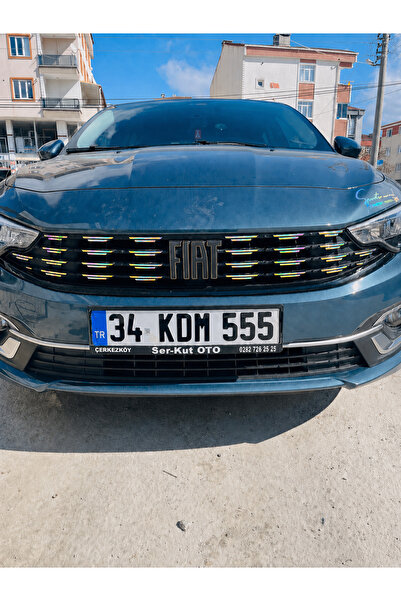 İŞCAN MOTOR Egea Sedan Ön Panjur Sticker Set 2021 Sonrası Hologram