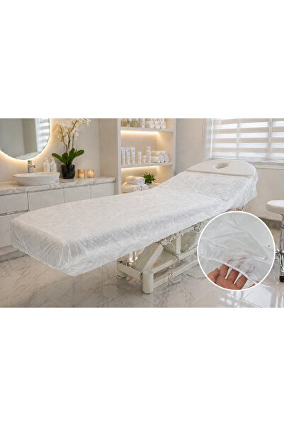 AKSUOĞULLARI Tek Kullanımlık Sedye Örtüsü 80x220 cm Nonwoven 10'lu Paket – Mu...
