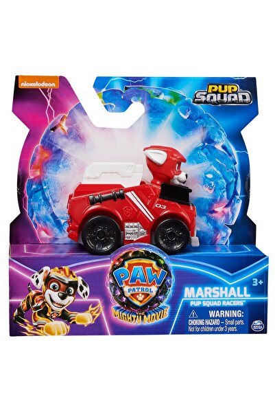 Spin Masters PATRULA CATELUSILOR PUP SQUAD RACERS VEHICUL METALIC MARSHALL SC...