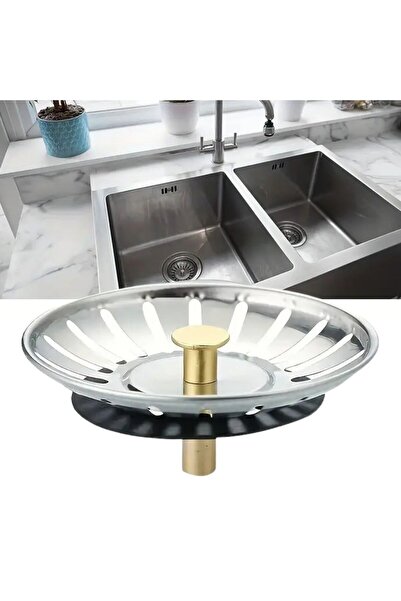 Roichil ® Paslanmaz Çelik Mutfak Evye Lavabo Süzgeci Lavabo Gideri Atık Gıda ...
