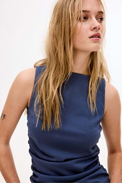 H&M Ruched jersey top