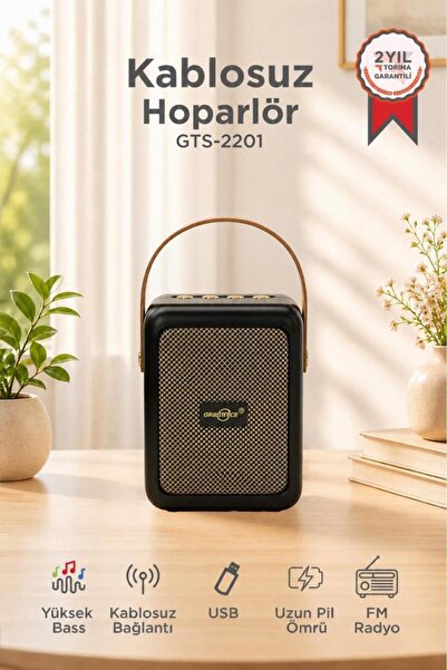 Torima Bluetooth Speaker Kablosuz Hoparlör USB Girişli Şarjlı Hoparlör GTS-22...