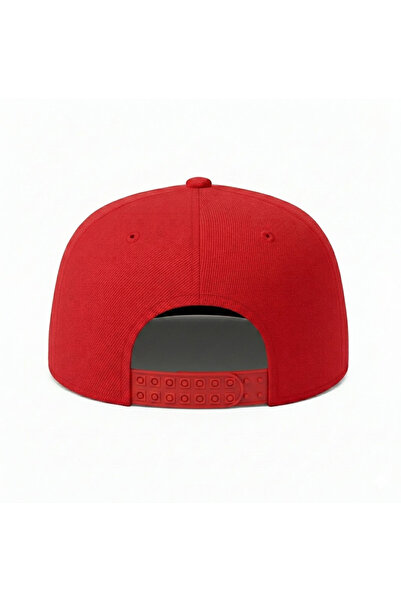 MavişTuhafiye Hip Hop Snapback Cap Modern Kırmızı Şapka Logosuz Erkek/Kadın