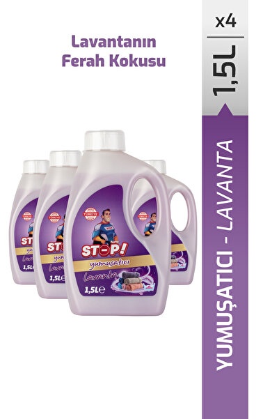 STOP Forte 4'lü Çamaşır Yumuşatıcı 1.5 Litre Lavanta
