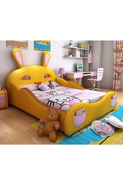 Puf Bebe Montessori Serisi_yumuşacık Puf_çocuk_bebek Yatağı_tavşanlı Yatak 90...