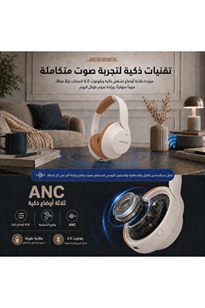 Jeebel Anc Pro Advanced Intelligent Noise Reduction Wireless Headset