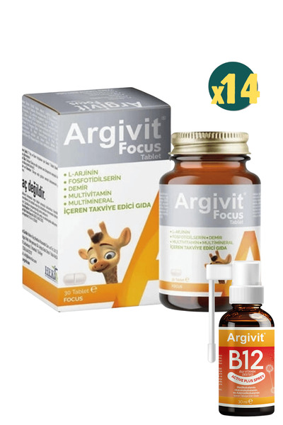 Argivit Focus Tablet 30 Tablets 14 Pieces