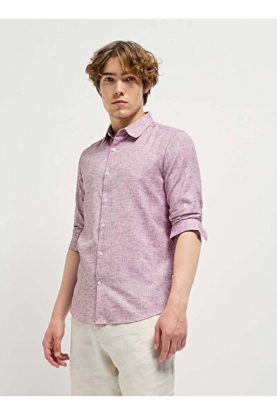 The Bear House  Classic Collar Shirt for Men Regular Fit, Long Sleeve, Casual...