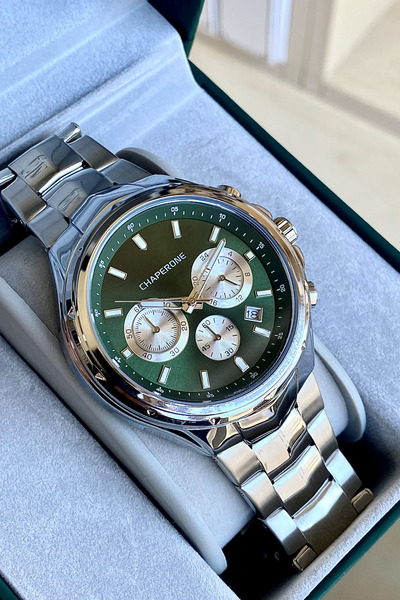 Chaperone Ch197M Men's Wristwatch with Steel Strap