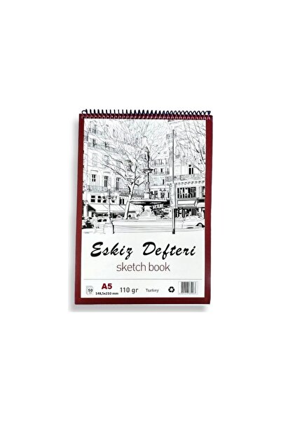 mcolor A5 ESKİZ DEFTERİ SPİRALLİ