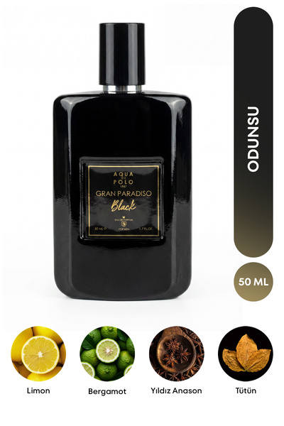 Aqua Di Polo 1987 Gran Paradiso Black EDP Erkek Parfüm 50 ml | Odunsu, Bahara...