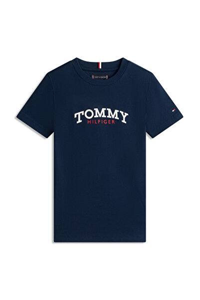 Tommy Hilfiger Lacivert Erkek Çocuk Baskılı T-Shirt KB0KB10263C1G