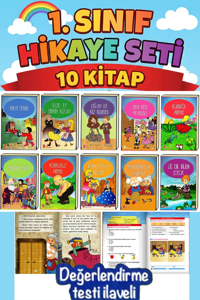 Ata Yayıncılık 1.sınıflar Için Kitap Okumayı Sevdiren 10'lu Hikaye Kitabı Seti