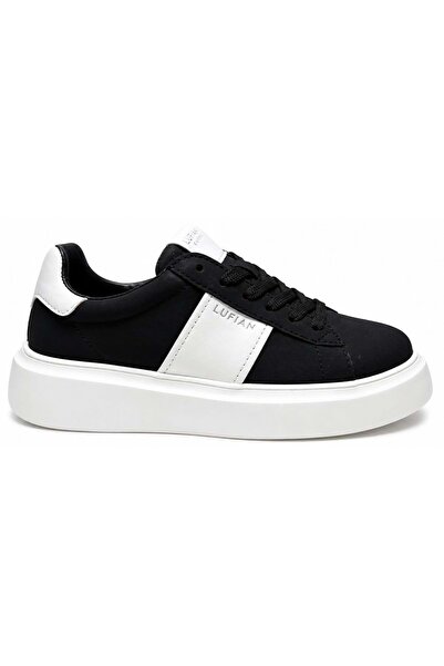Lufian 121230055 Luna Δερμάτινα Unisex Παπούτσια Sneaker ΜΑΥΡΟ