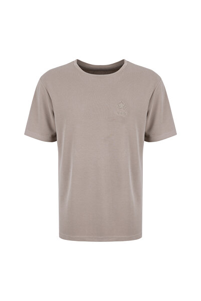 JEEP Vizon Erkek Relaxed Baskılı T-Shirt J5SM-TST7288