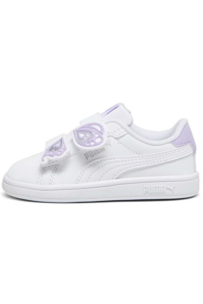 Puma Smash 3.0 Bfly V Inf 394804 Bebek Ortopedik Spor Ayakkabı BEYAZ