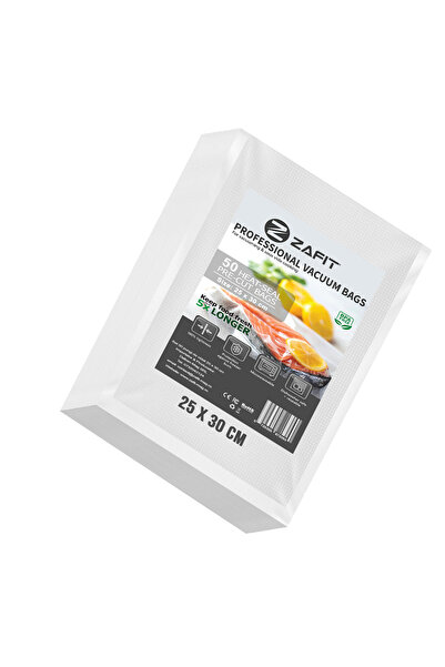 zafit Set 100 Pungi vidat gofrate ZAFIT™, 25 x 30 cm, pentru aparat de vidat ...