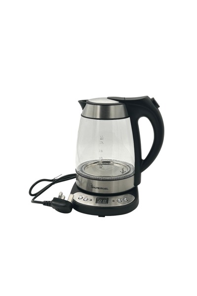 Imperial غلاية كهربائية زجاجية سعة 1.7 لتر بقوة 1850-2200 واط - غلاية زجاجية ...