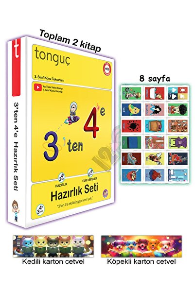 Tonguç Yayınları 3'ten 4'e Hazırlık Seti 2026