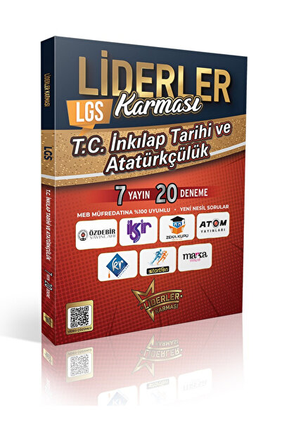 LİDERLER KARMASI 2026 Model LGS İnkılap Tarihi Denemeleri 7 Yayın 20 Deneme (...
