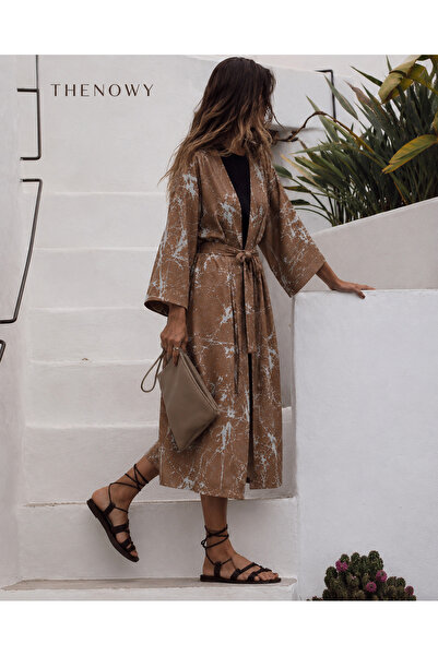 The Nowy – Serenita Poplin Kumaş Kimono (Hand Made Sınırlı Üretim)