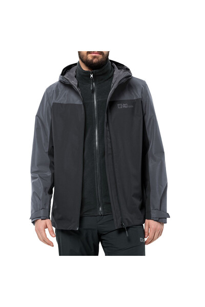 Jack Wolfskin 1115311-6001 Taubenberg 3IN1 M Erkek Oudoor Mont