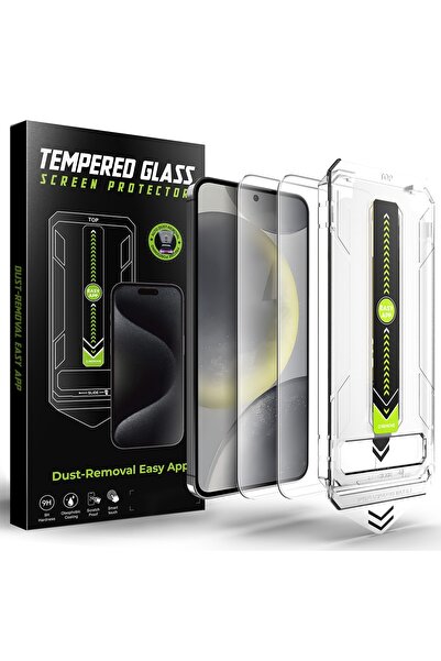Techsuit Folie pentru Samsung Galaxy S25 / Galaxy S24 (set de 2) - TitanGlass...