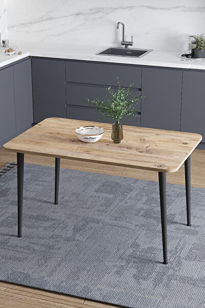Mufian Concept DAMLA 60x90 Cm İskandinav - Bohem Oval Köşe Çam Desen Yemek - ...