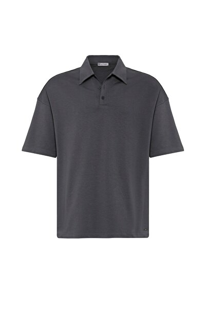S13 Store Basic polo collar oversize t-shirt