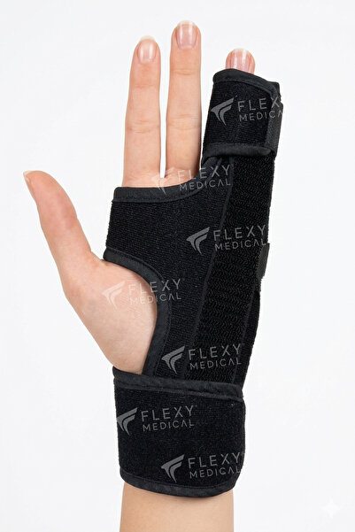 Flexy Medical جبيرة الملاكم المكسورة (دعم معدني) واقي دعم الرياضي لآلام المفا...