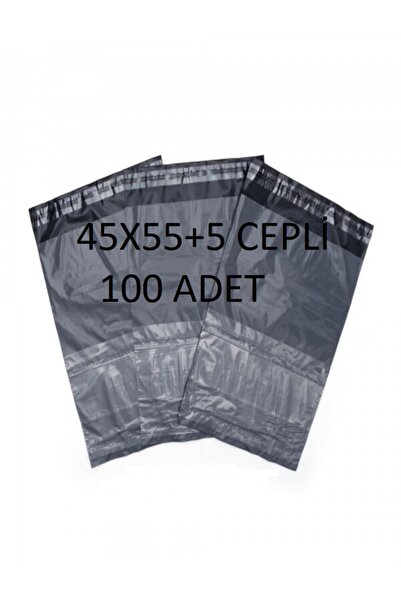 CAC PLASTİK 45x55+5 CEPLİ KARGO POŞETİ 100 ADET