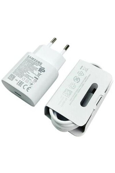 Samsung EP-TA800W Încărcător rapid USB Type-C + cablu USB Type-C la USB Type-...